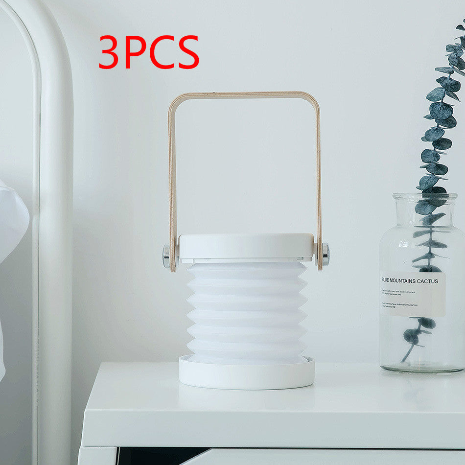 Foldable LED Lantern Lamp: Touch Dimmable and USB Rechargeable