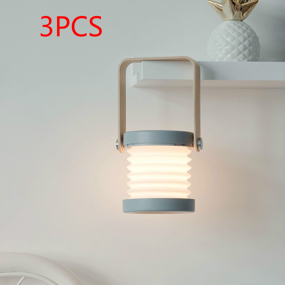 Foldable LED Lantern Lamp: Touch Dimmable and USB Rechargeable