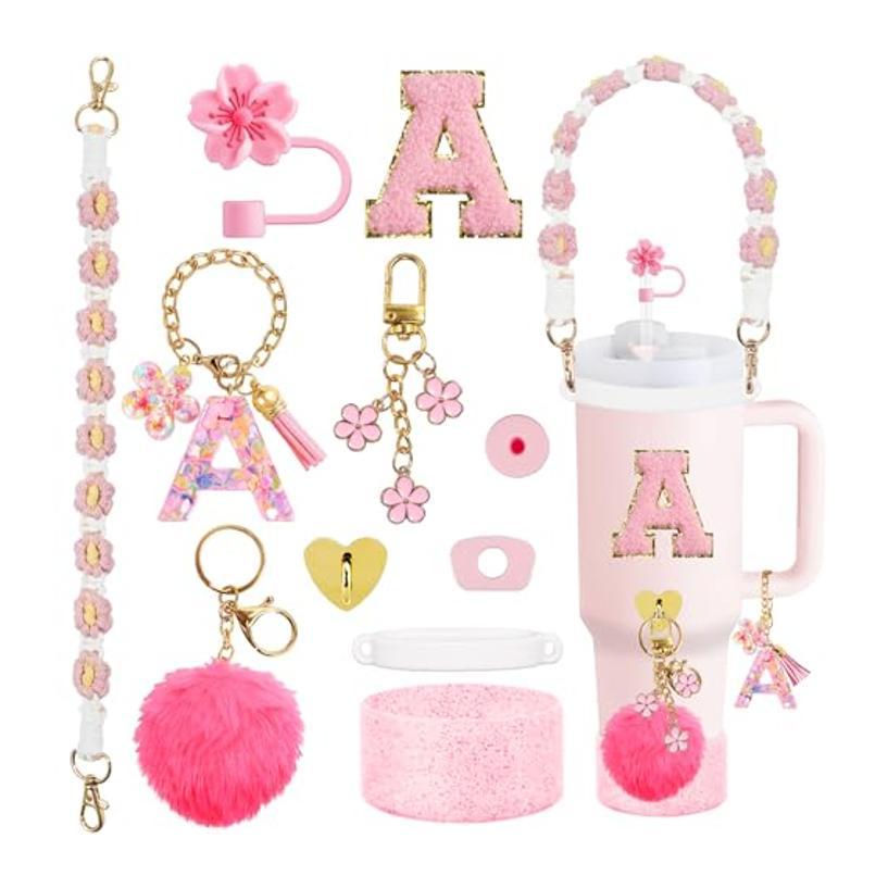 Set Of Plastic Cups With Various Accessories