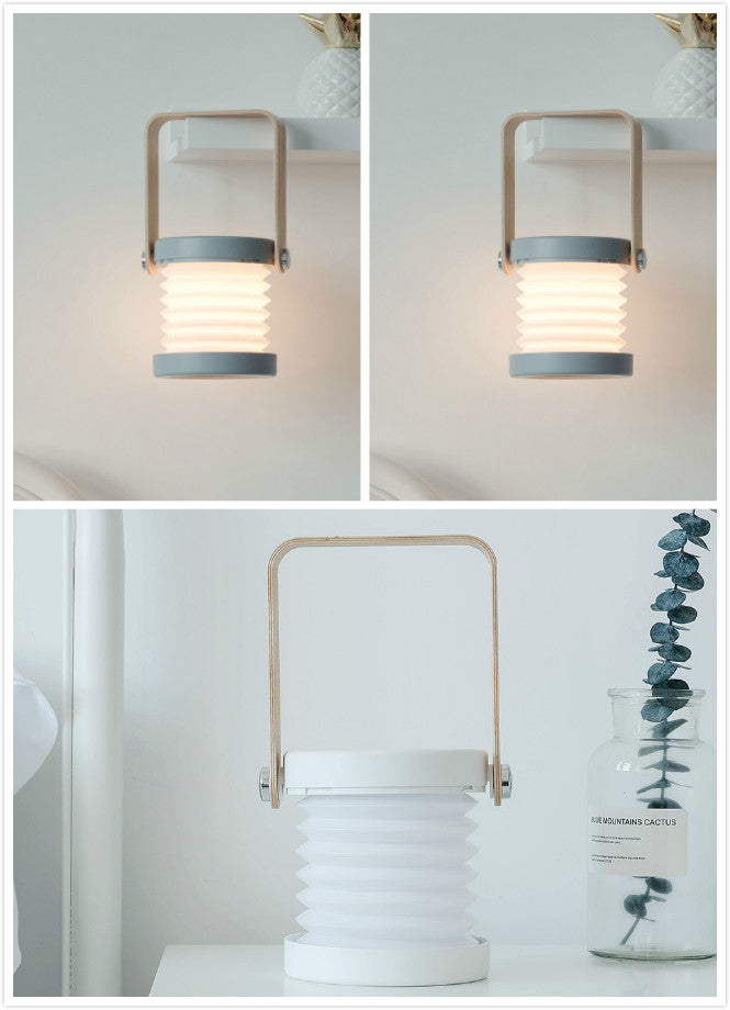 Foldable LED Lantern Lamp: Touch Dimmable and USB Rechargeable