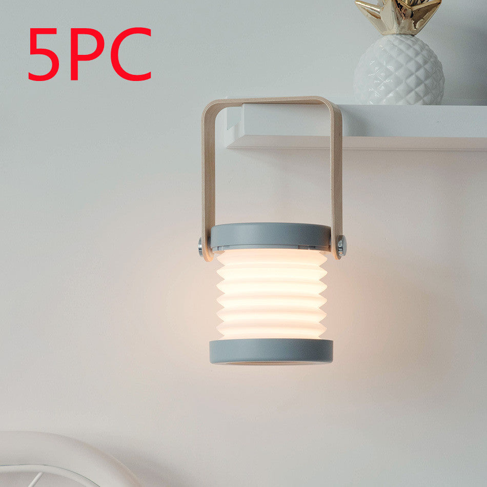 Foldable LED Lantern Lamp: Touch Dimmable and USB Rechargeable