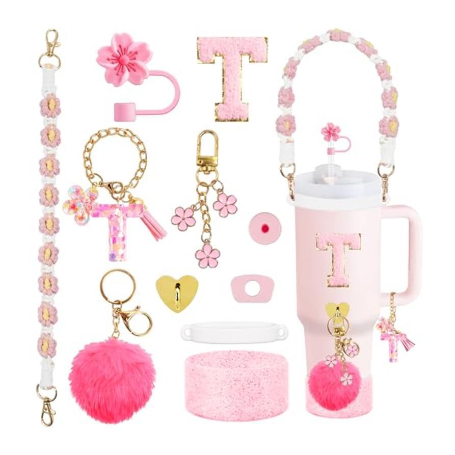 Set Of Plastic Cups With Various Accessories