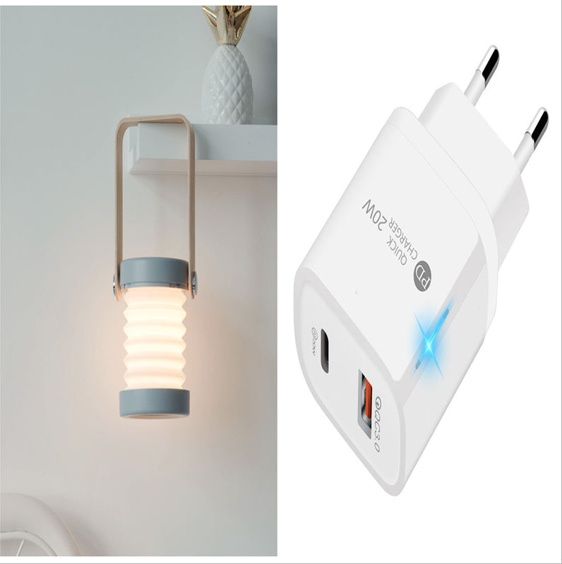 Foldable LED Lantern Lamp: Touch Dimmable and USB Rechargeable