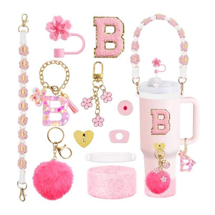Set Of Plastic Cups With Various Accessories