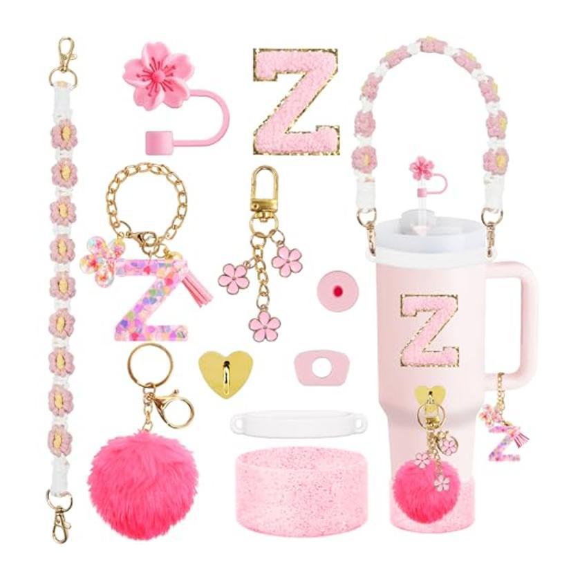 Set Of Plastic Cups With Various Accessories