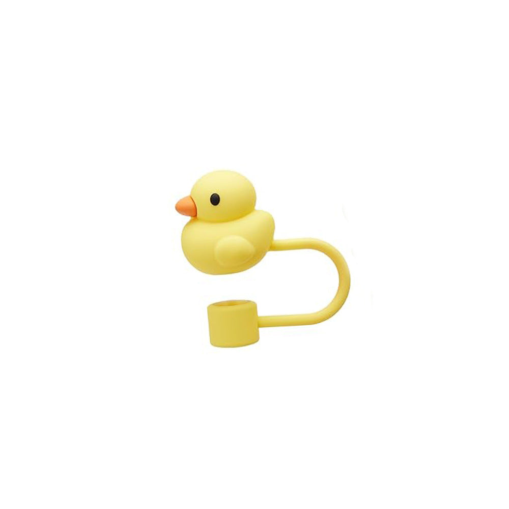 Cute Animal Series Straw Cap Creative Reusable Dustproof Anti-overflow Plug Straw