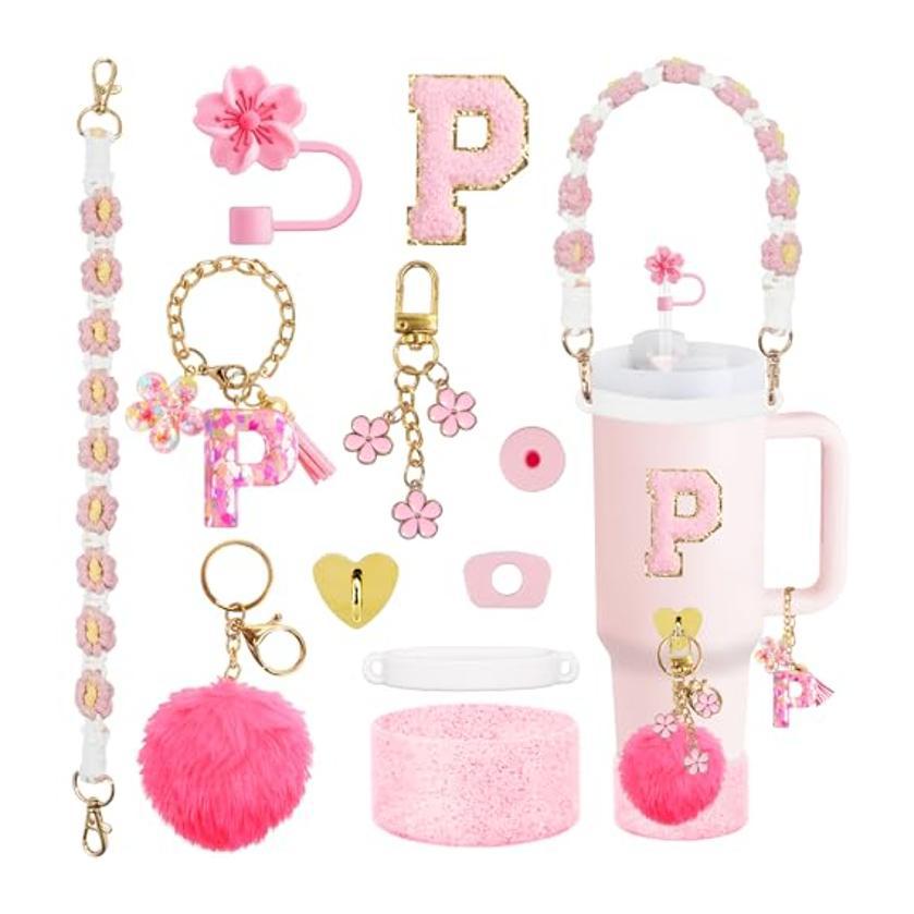 Set Of Plastic Cups With Various Accessories