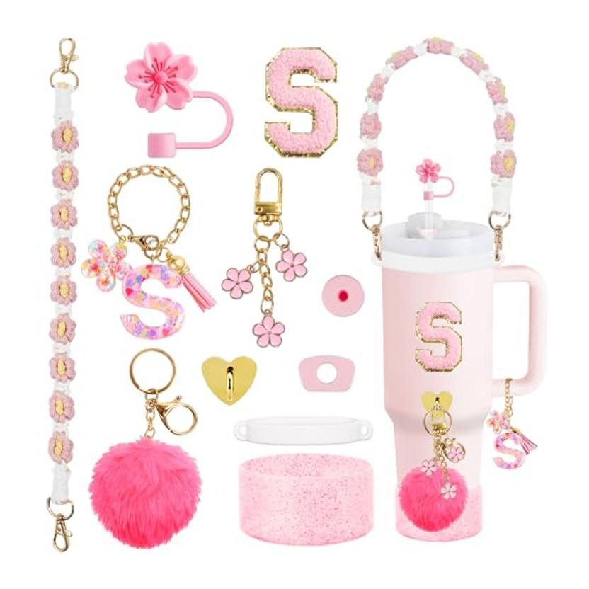 Set Of Plastic Cups With Various Accessories
