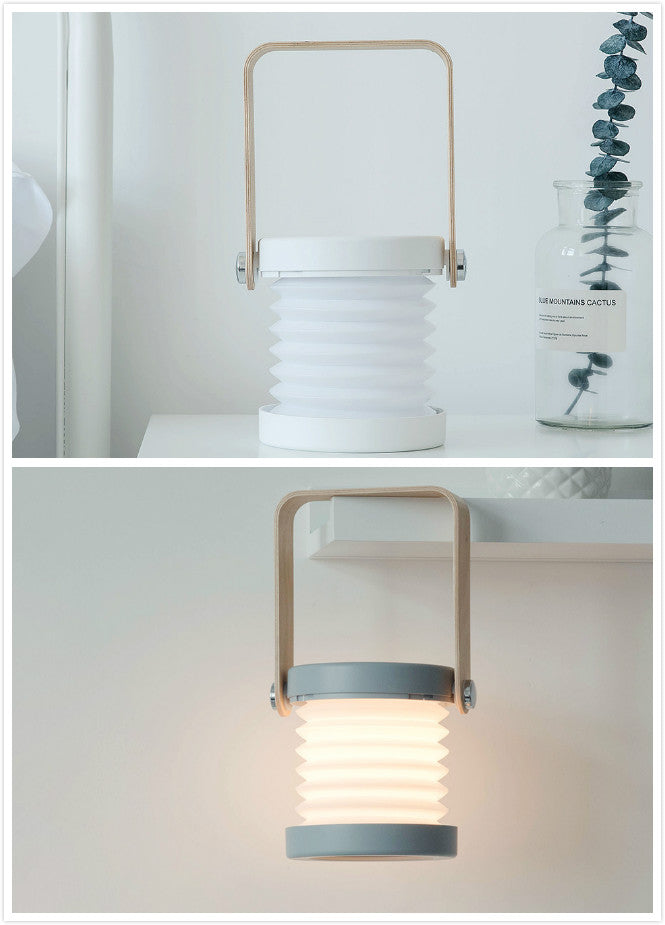 Foldable LED Lantern Lamp: Touch Dimmable and USB Rechargeable