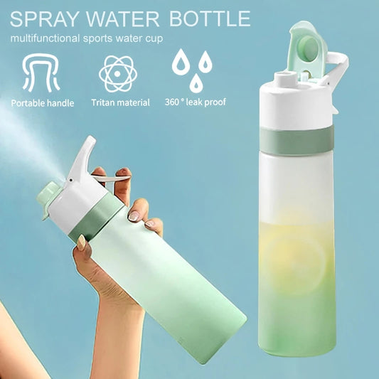 2-in-1 Outdoor Sports Spray Water Bottle - High Capacity