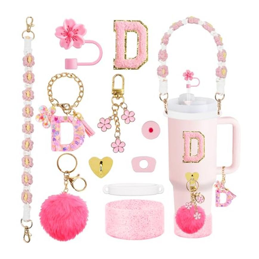 Set Of Plastic Cups With Various Accessories