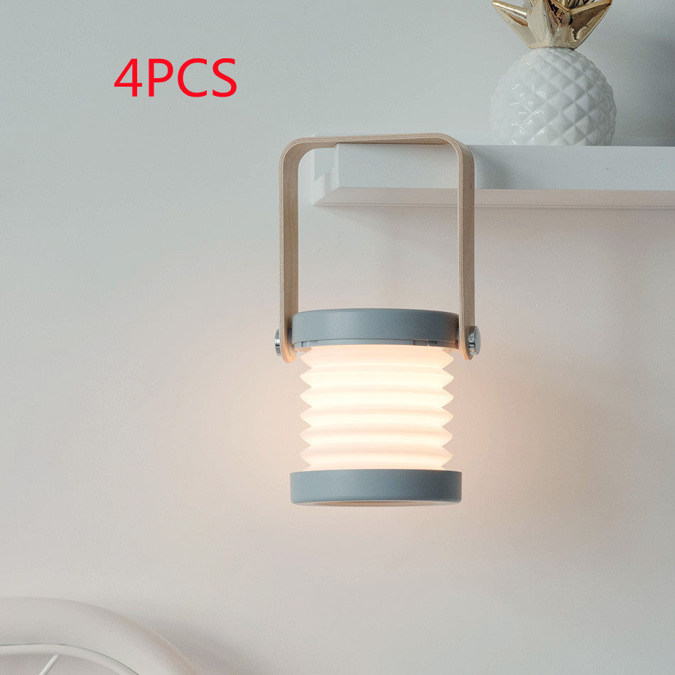 Foldable LED Lantern Lamp: Touch Dimmable and USB Rechargeable